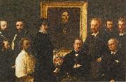 Henri Fantin-Latour Homage to Delacroix France oil painting reproduction